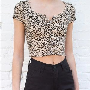 Brandy Melville Zelly cheetah top
